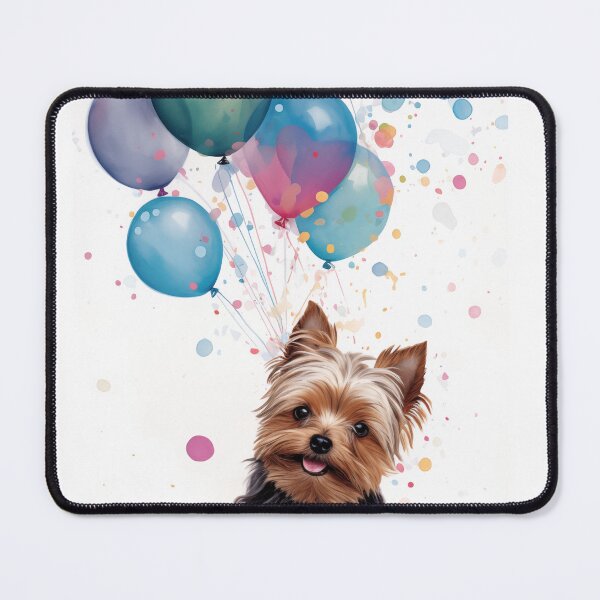 Item preview, Yorkie Jubilation | Tiny Paws, Big Celebrations designed and sold by TringTringCards.