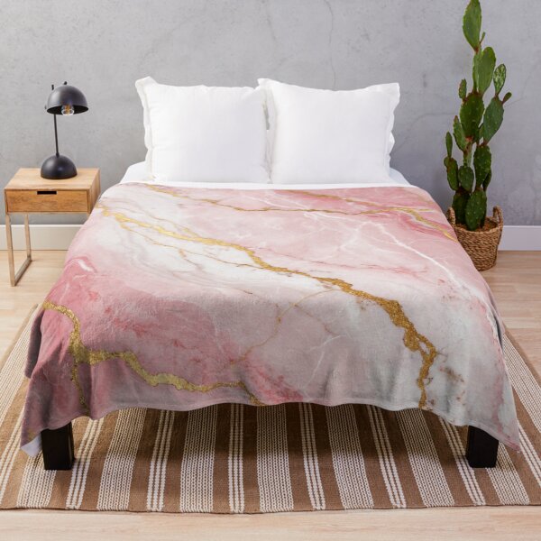 Item preview, Pink, White, and Gold Luxury Marble Texture Background designed and sold by Alihassan-Art.