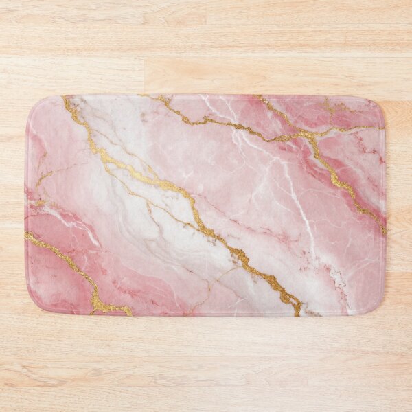 Item preview, Pink, White, and Gold Luxury Marble Texture Background designed and sold by Alihassan-Art.