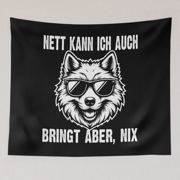 Item preview, Nett Kann Ich Auch Bringt Aber , Nix  - Cooles Fuchs  - Lustiges Zitat  designed and sold by Smix Pixels.