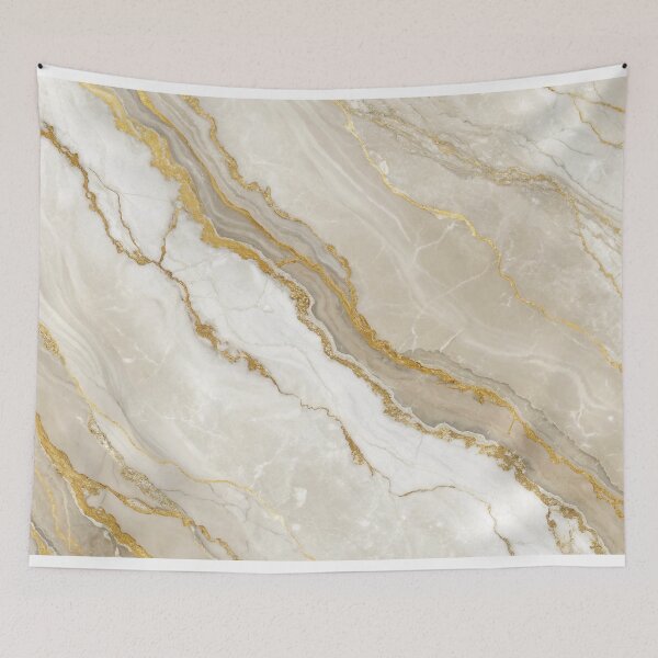 Item preview, Khaki, White, and Gold Luxury Marble Texture Background designed and sold by Alihassan-Art.