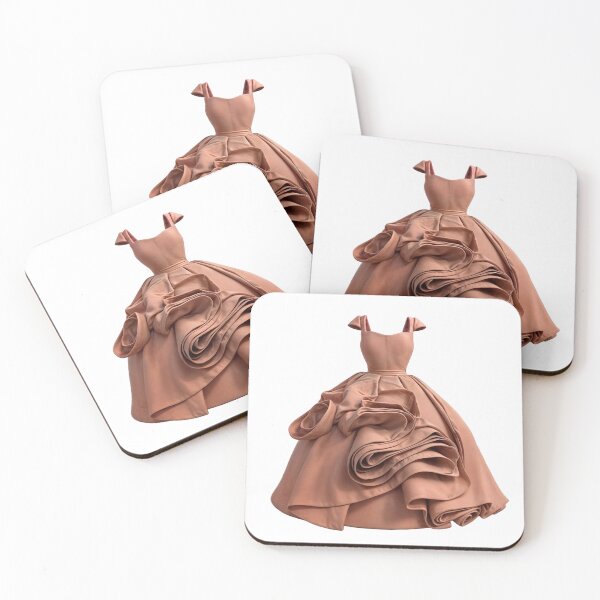 Item preview, Intricately Designed Brown Gown with Voluminous Skirt designed and sold by Creative88Art.