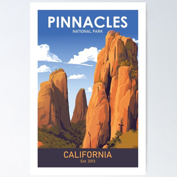 Item preview, PINNACLES NATIONAL PARK designed and sold by MarkedArtPrints.