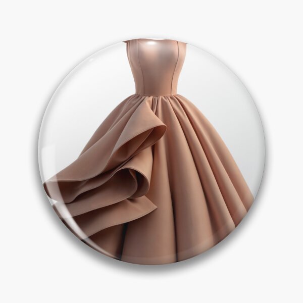 Artikelvorschau, Elegantes Abendkleid mit strukturierter Silhouette und Rüschenrock entworfen und verkauft von Creative88Art.