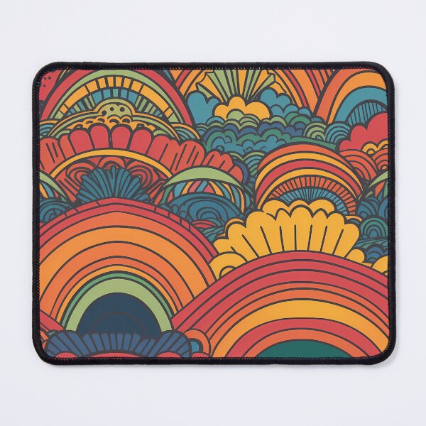 Item preview, Groovy Retro Rainbows designed and sold by Djarainj.
