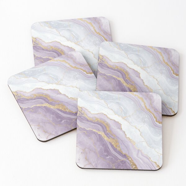 Item preview,  Elegant Lavender and Gold Marble Texture designed and sold by Alihassan-Art.