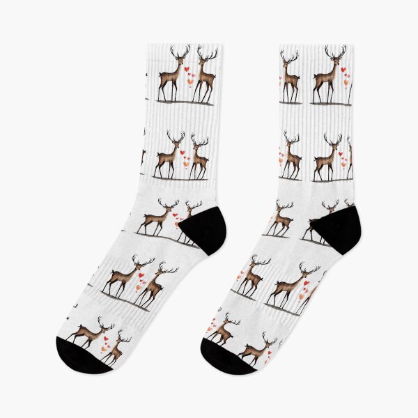 Item preview, Watercolor deer family, watercolor deer, valentine day, love, adorable animals designed and sold by Victoria Riabov.