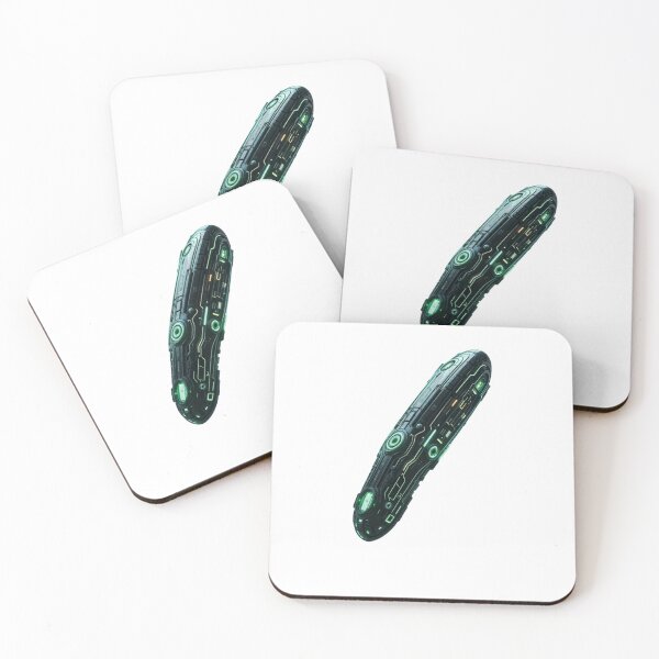 Item preview, Futuristic Metallic Object with Glowing Circuit Patterns designed and sold by Creative88Art.