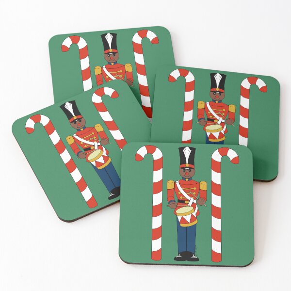 Item preview, Drummer Toy Soldier (Black) with Candy Canes designed and sold by Azure Lion Productions.