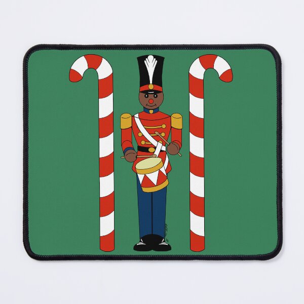 Item preview, Drummer Toy Soldier (Black) with Candy Canes designed and sold by Azure Lion Productions.