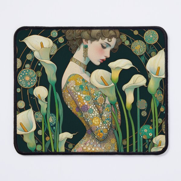 Item preview, Girl and Calla flowers 5 designed and sold by aleksandr13.