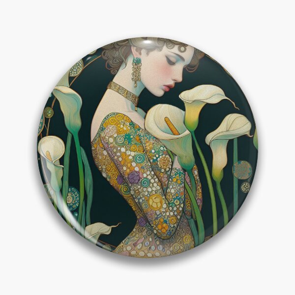 Item preview, Girl and Calla flowers 5 designed and sold by aleksandr13.