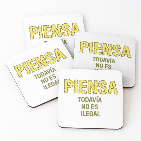 Item preview, "PIENSA TODAVÍA NO ES ILEGAL" Ed. 02 -amarillo designed and sold by Tecno-Art-Land.