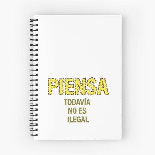 Item preview, "PIENSA TODAVÍA NO ES ILEGAL" Ed. 02 -amarillo designed and sold by Tecno-Art-Land.