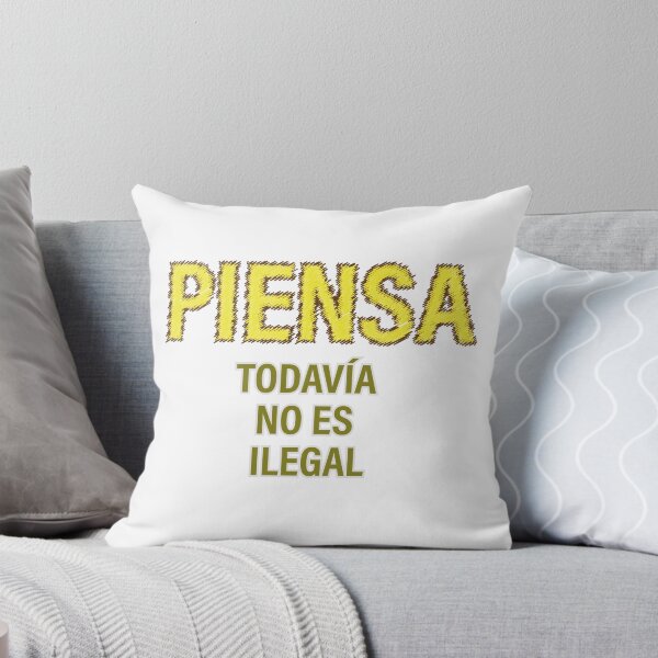Item preview, "PIENSA TODAVÍA NO ES ILEGAL" Ed. 02 -amarillo designed and sold by Tecno-Art-Land.