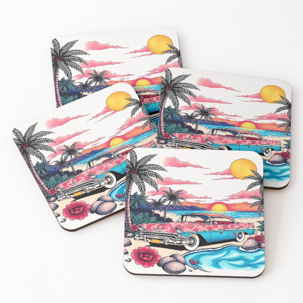 Item preview, Retro Car Art Style designed and sold by irynaartbyim.