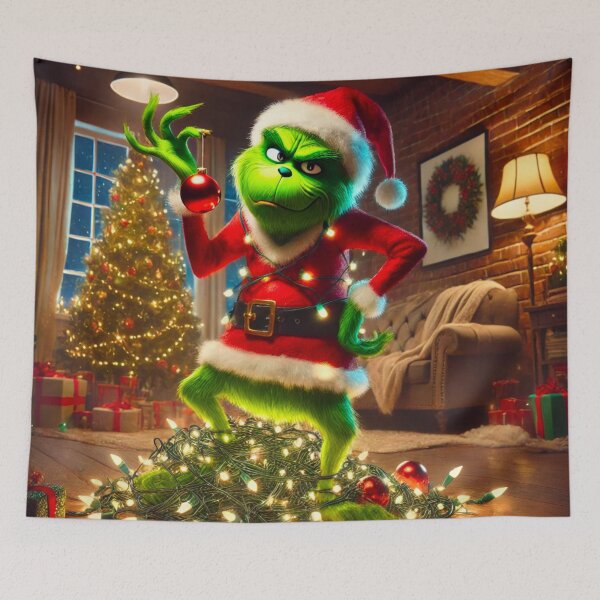 Item preview, Grinch designed and sold by Amhebadesigns.
