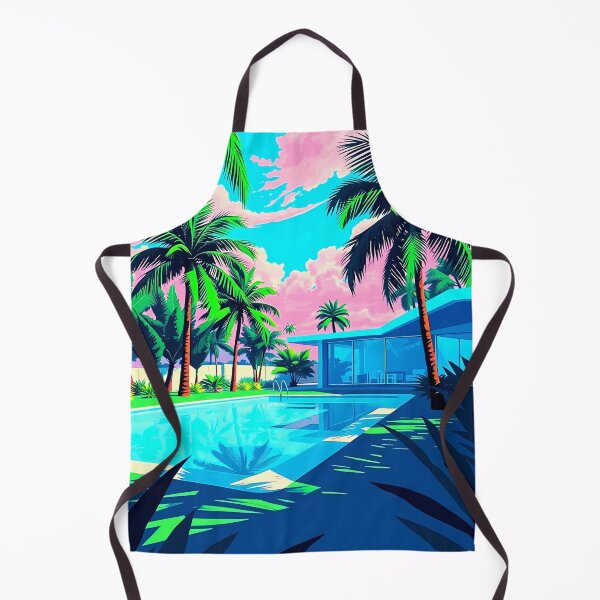 Item preview, Tropical Retreat with Pool designed and sold by irynaartbyim.