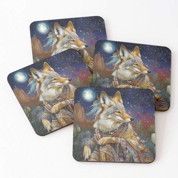 Item preview, Grandmother Coyote designed and sold by ACuriousshoppe.