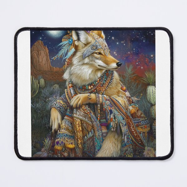 Item preview, Grandmother Coyote designed and sold by ACuriousshoppe.