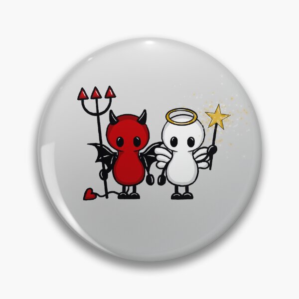 Item preview, cute angel and devil Loui and Suki designed and sold by Pezi-Creation.