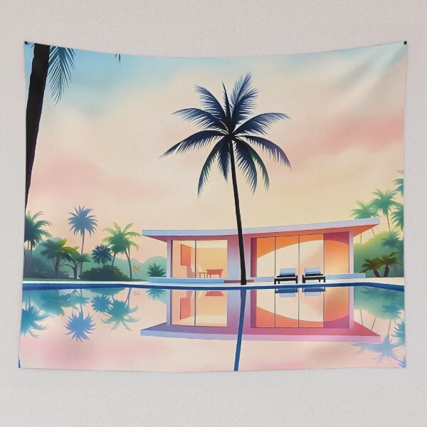 Item preview, Watercolor Tropical Scene designed and sold by irynaartbyim.