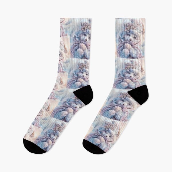 Item preview, Adorable dog in winter clothes. Pastel colors. designed and sold by MagelliShop.