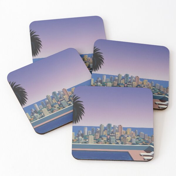 Item preview, Rooftop Pool with City View designed and sold by irynaartbyim.