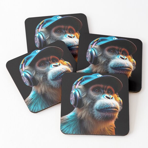 Item preview, Monkey Music Cool Funny graphics designed and sold by timedesignkardi.