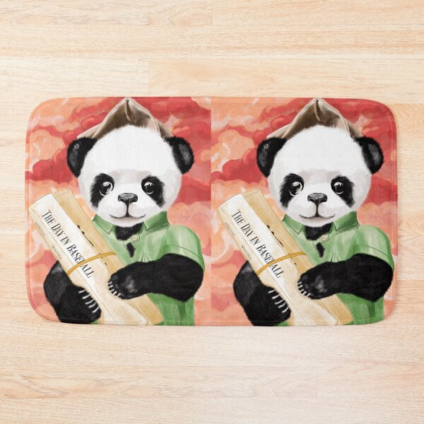 Item preview, Journalist Panda Delivers the Latest Baseball News: Stay Updated with Trending Sports Stories designed and sold by Pandositive.