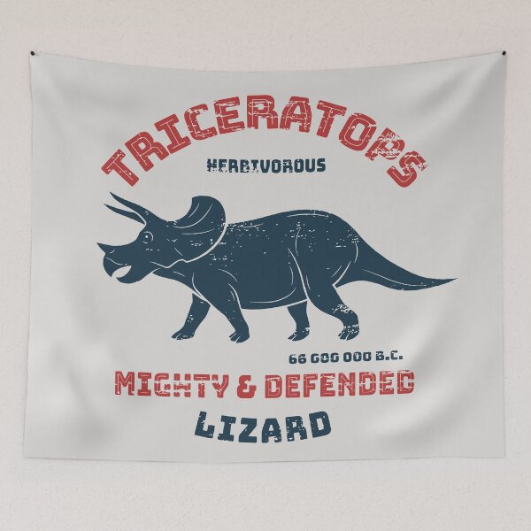 Item preview, Mighty Lizard Triceratops Dinosaur designed and sold by Pink Pineapple Works.