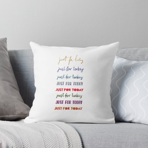Item preview, just for today (various typography, white background) designed and sold by MentaLee.