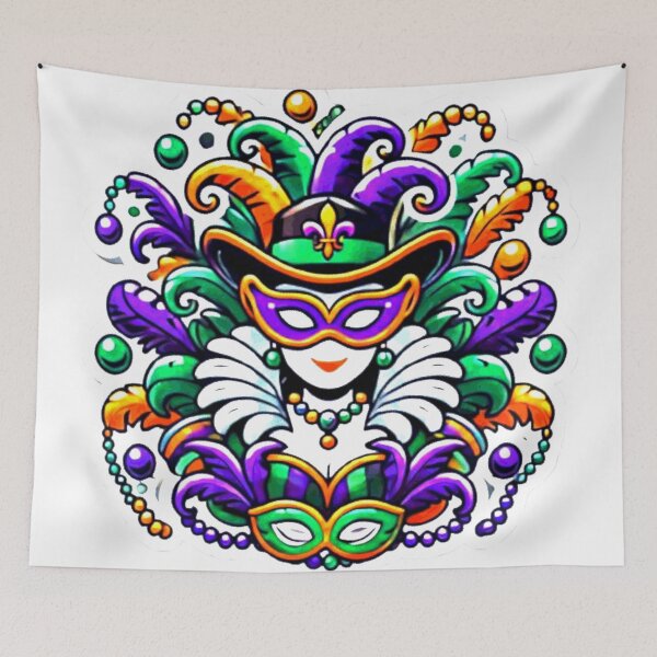 Item preview, Copy of Shrove Tuesday, Happy Mardi Gras Fun 2025 Party Kids Men Women Carnival designed and sold by Creat-Des.
