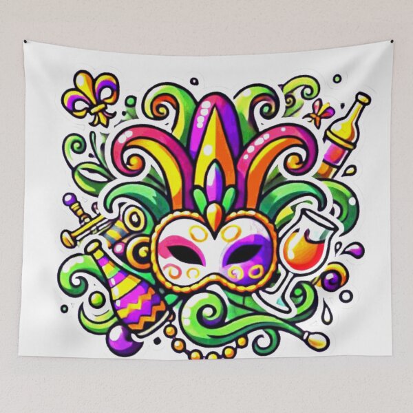 Item preview, Shrove Tuesday, Happy Mardi Gras Fun 2025 Party Kids Men Women Carnival designed and sold by Creat-Des.