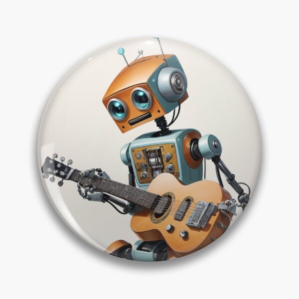 Item preview, little robot plays guitar designed and sold by Ekirlufly.