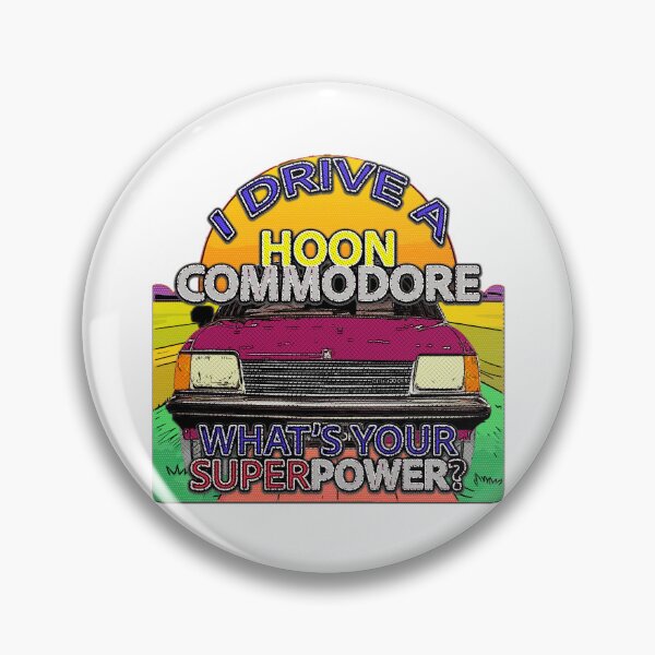 Item preview, Massia Red VB Commodore Hoon Car Art – Classic Australian Muscle in Cartoon Style designed and sold by Michael van der Hoorn.