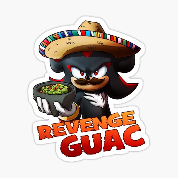 Item preview, REVENGE GUAC - Shadow, Sonic 3 Movie designed and sold by TheSonicProf.