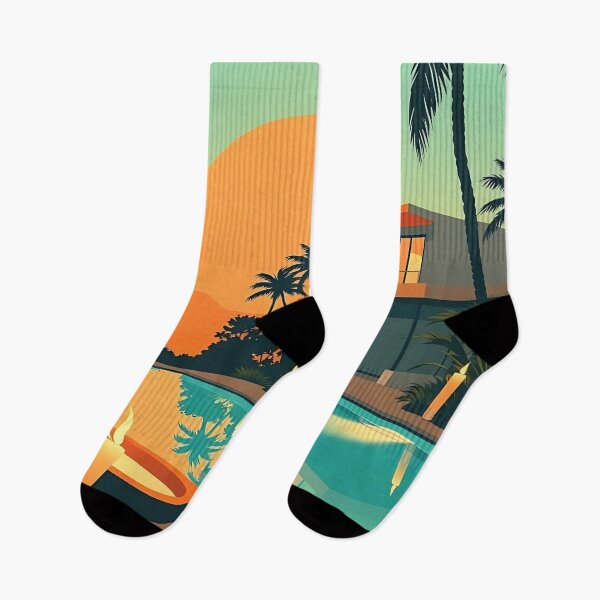 Item preview, Tropical Landscape with Chiaroscuro designed and sold by irynaartbyim.