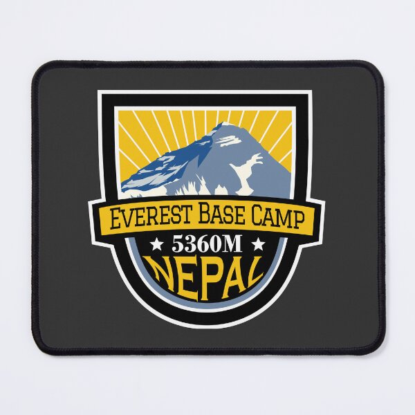 Item preview, Mount Everest Base Camp Emblem Patch designed and sold by IceEdgeStudio.