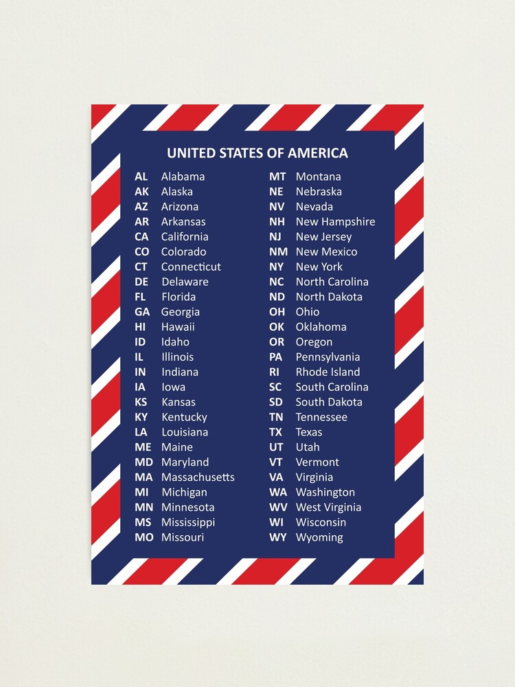 50 United States of America Poster