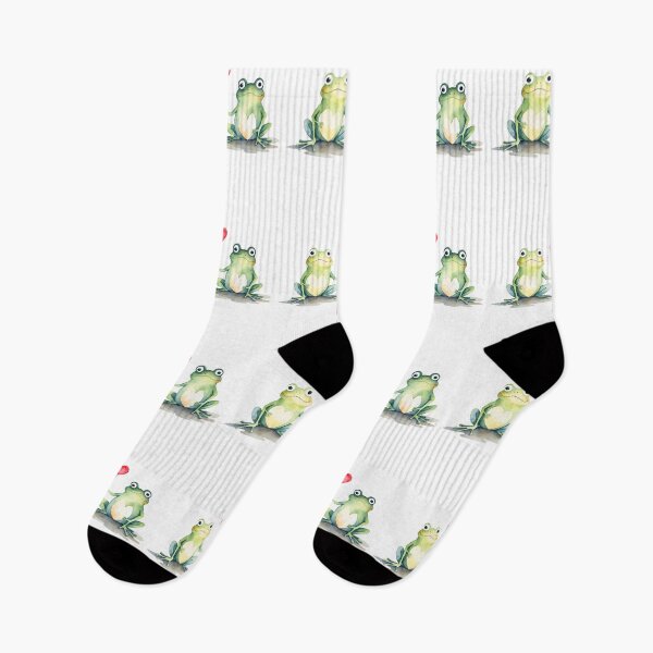 Item preview, Watercolor frog family, watercolor frogs, valentine day, love, adorable animals designed and sold by Victoria Riabov.