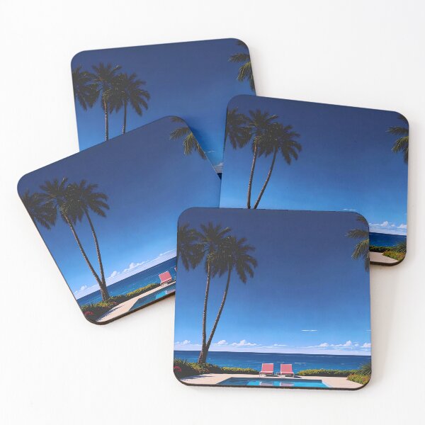 Item preview, Poolside with Ocean View designed and sold by irynaartbyim.