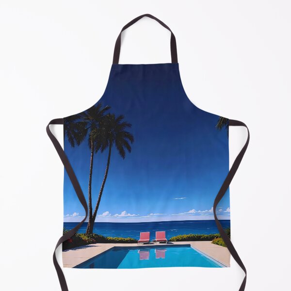 Item preview, Poolside with Ocean View designed and sold by irynaartbyim.
