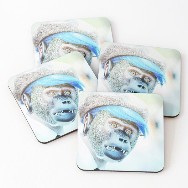 Item preview, Blue Haired Baboon Wearing a Cap - dePace' designed and sold by mrpropcake.