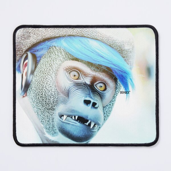 Item preview, Blue Haired Baboon Wearing a Cap - dePace' designed and sold by mrpropcake.