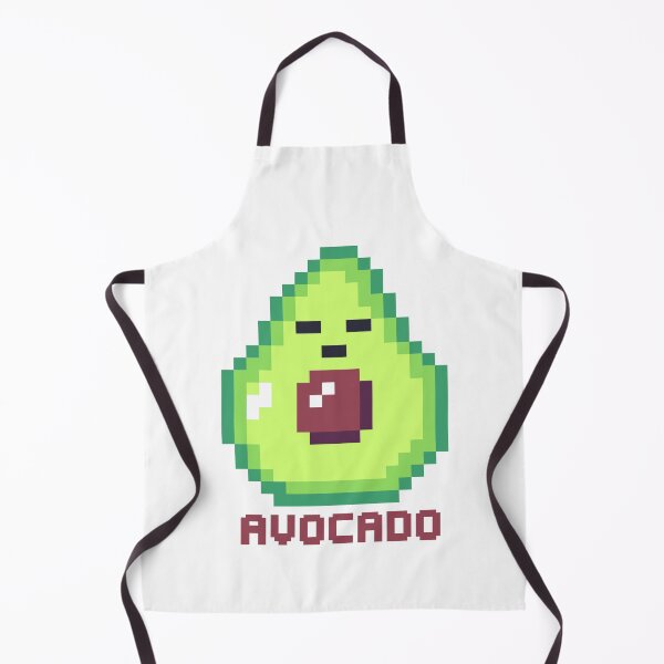 Item preview, Kawaii avocado pixel art designed and sold by ZerpaGiovanna.