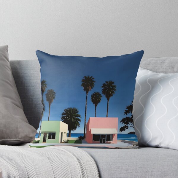 Item preview, Tropical Pool with Cottages designed and sold by irynaartbyim.