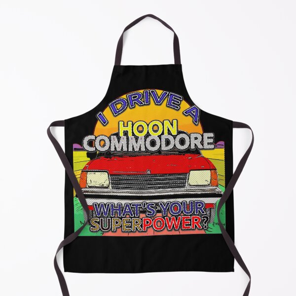 Item preview, Diablo Red VB Commodore Hoon Car Art – Classic Australian Muscle in Cartoon Style over Black designed and sold by Michael van der Hoorn.