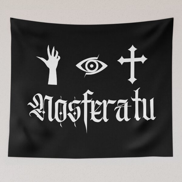 Item preview, Nosferatu Hand Eye and Cross in White designed and sold by ModernintheMix.