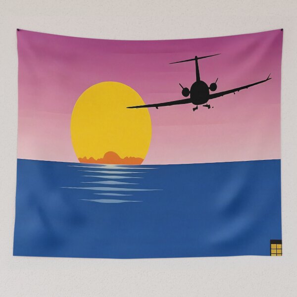 Item preview, Sunset Flight Over Ocean designed and sold by irynaartbyim.